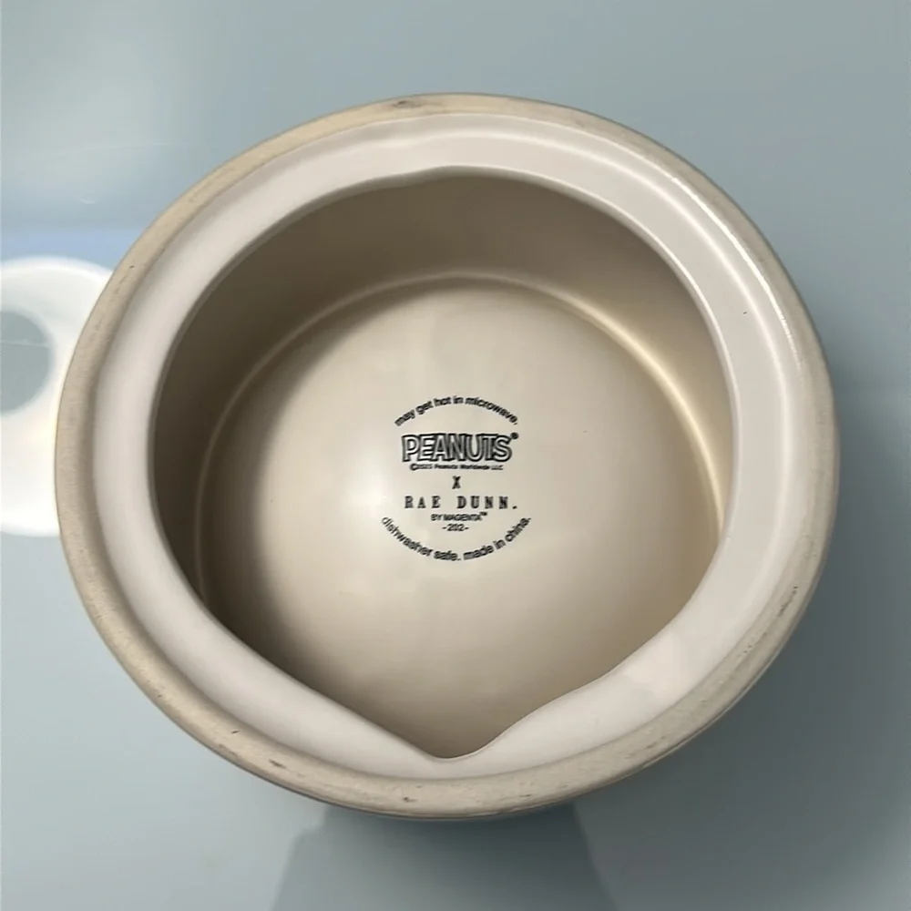 NWT Rae Dunn x Peanuts Halloween Dog Dish